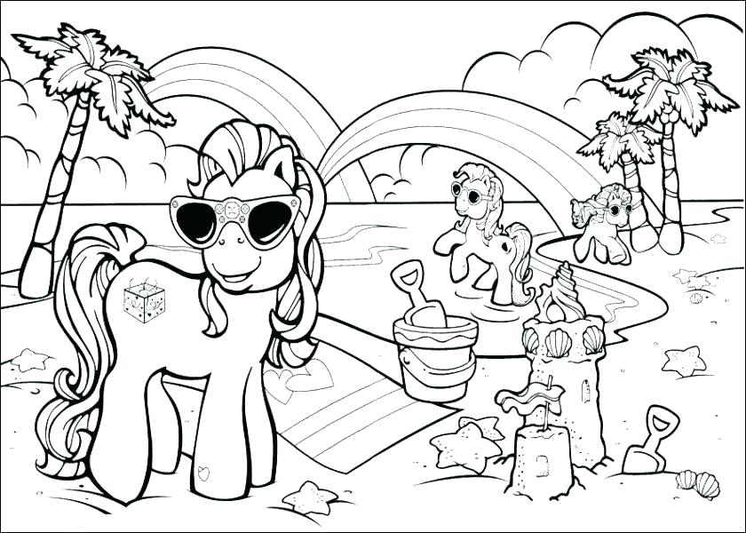 840x600 Beach Coloring Page Printable Beach Coloring Page Barbie Beach