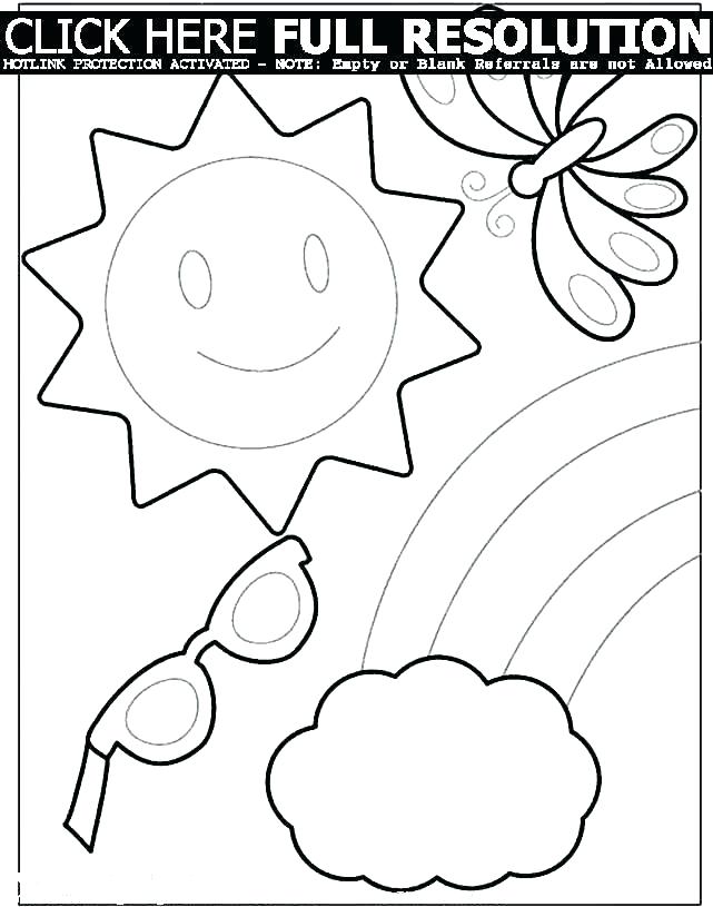 641x815 Free Summer Coloring Pages Free Summer Coloring Pages At Free