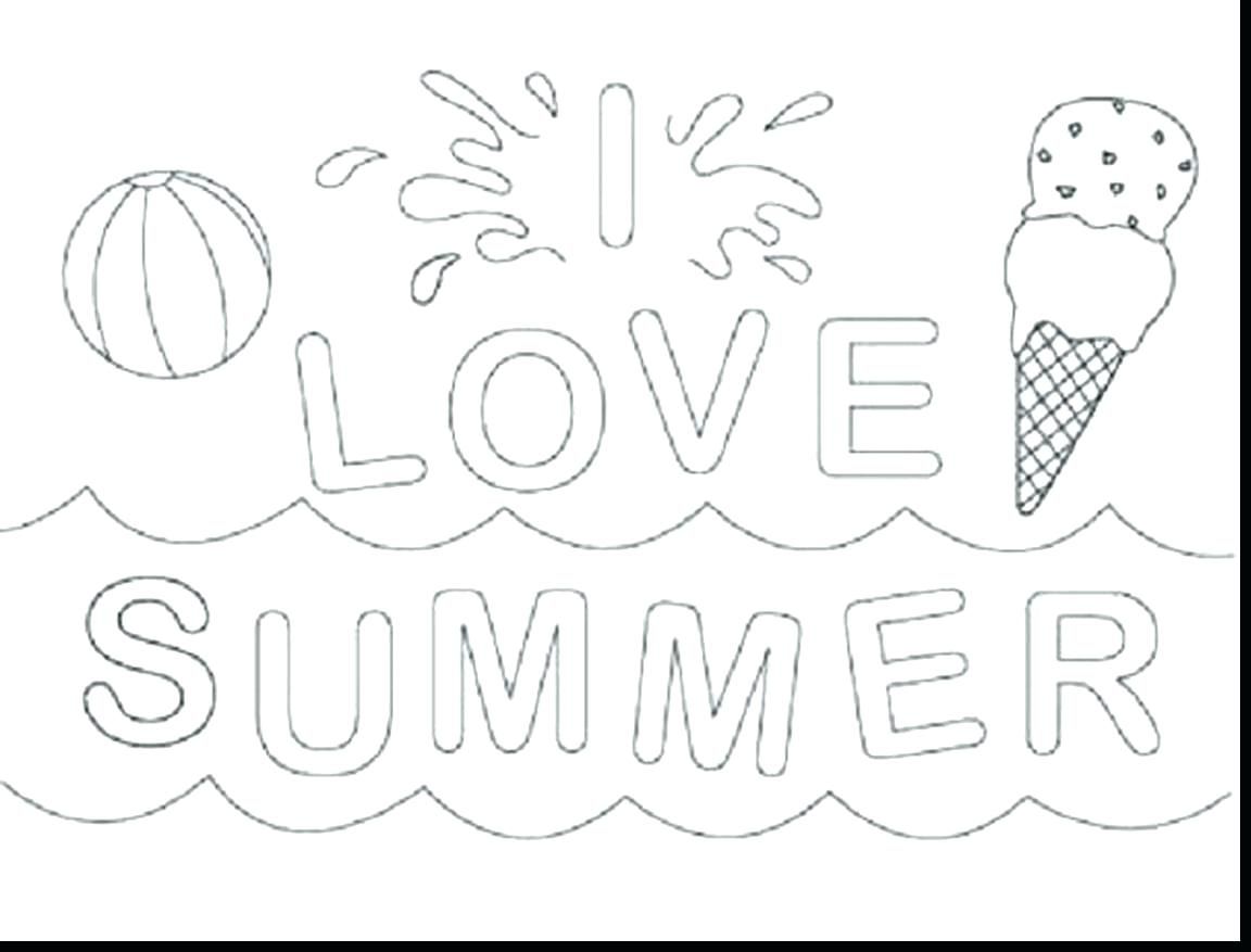 1152x877 Tested Summer Coloring Pages For Preschool Printable Sheets Summer