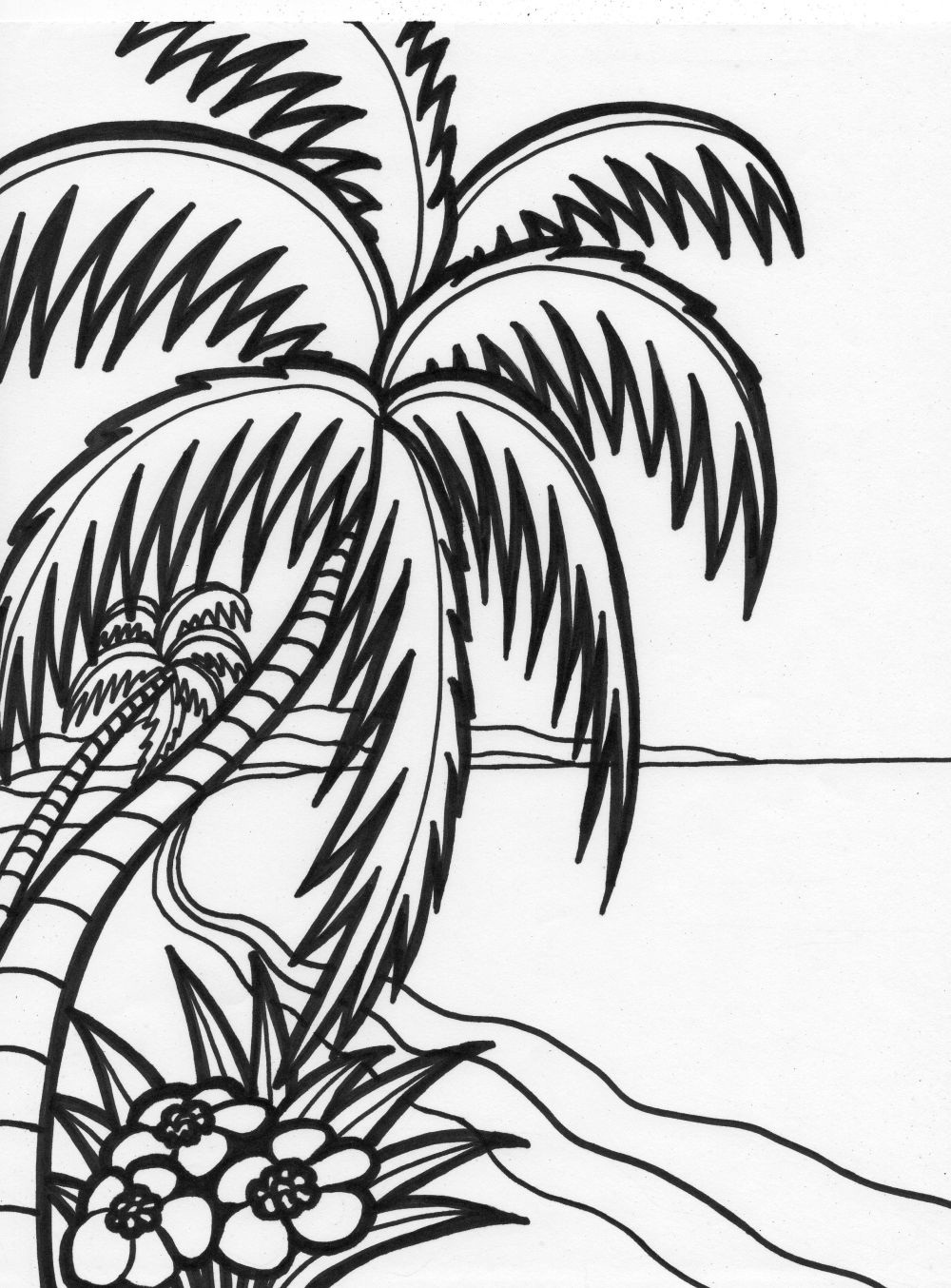 1000x1354 Free Printable Beach Coloring Pages For Kids