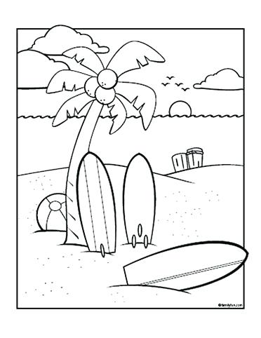 372x482 Surfboard Coloring Pages Surfboard Coloring Pages Coloring Pages