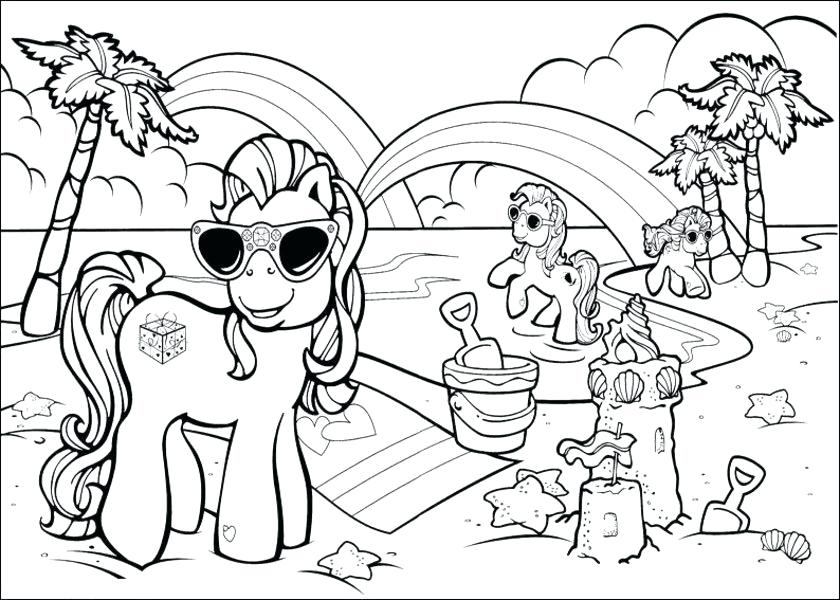 840x600 As Well As Beach Coloring Pages Beach Scene Coloring Pages