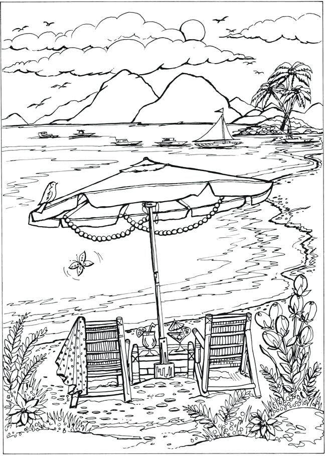 650x909 Coloring Pages Beach Beach Themed Coloring Pages This Is Coloring