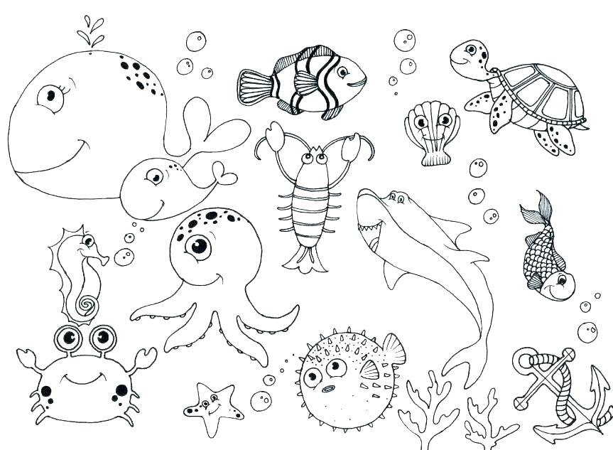 863x633 Free Ocean Coloring Pages Beach Themed Coloring Pages Coloring