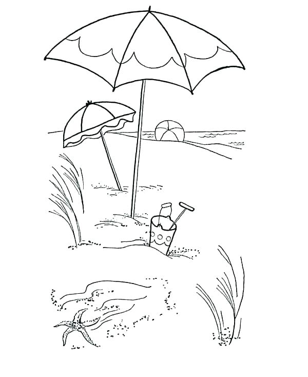 600x734 Summer Colouring Pages Or Beach Fun Colouring Page Summer Themed