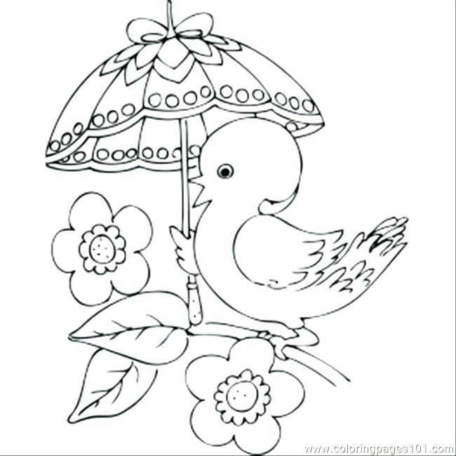 650x650 Beach Umbrella Colouring Page Coloring Pages Toys Chick With Fancy