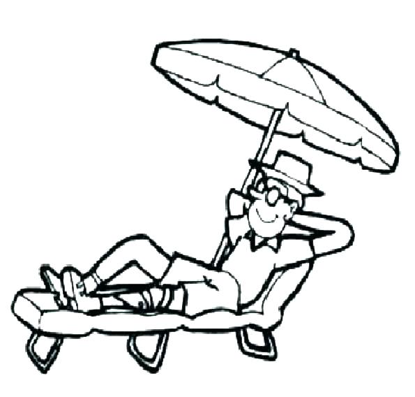 595x568 Umbrella Coloring Pages Umbrella Coloring Pages For Kids Free