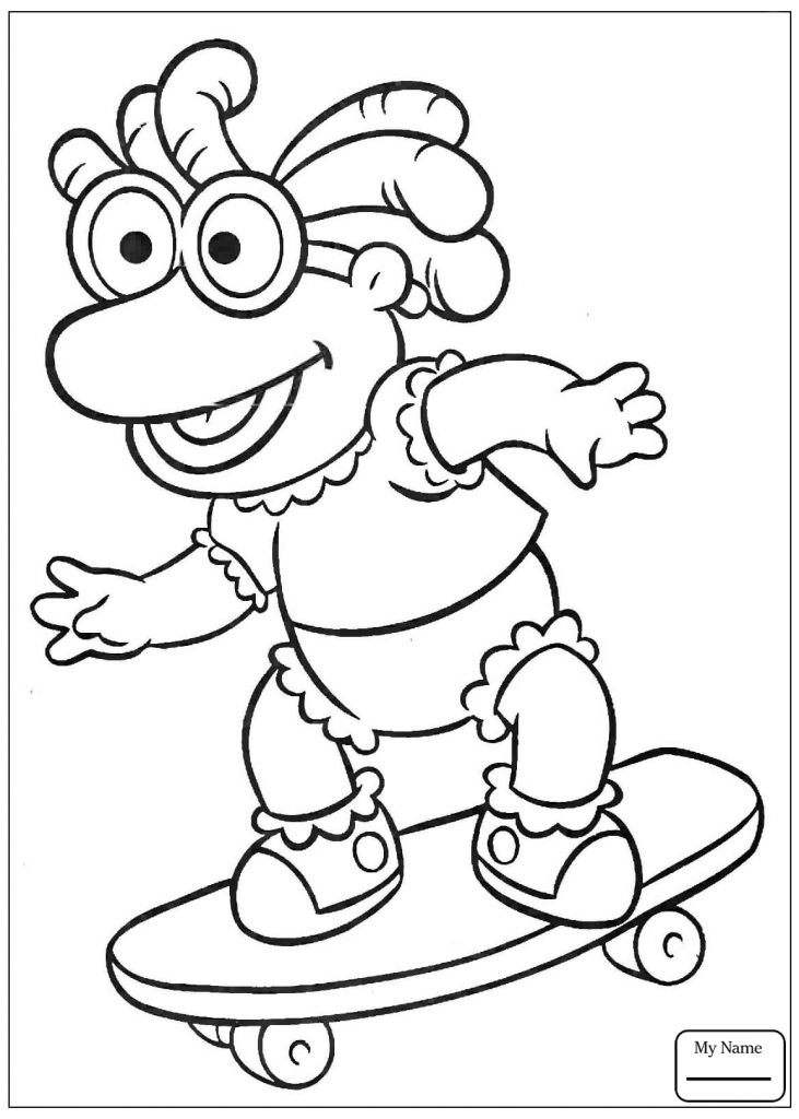 731x1024 Muppet Babies Coloring Pages Muppets