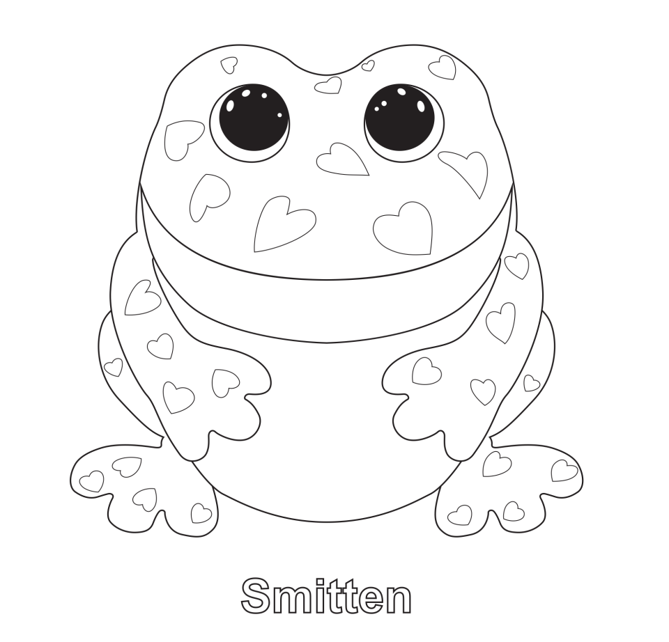 960x922 Free Printable Beanie Boo Coloring Pages