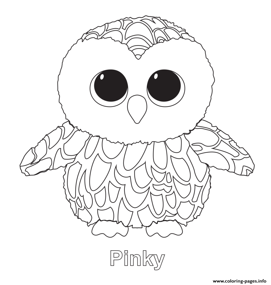 914x960 Print Pinky Beanie Boo Coloring Pages Lg Cell Phone