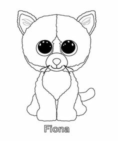 236x282 Print Surf Beanie Boo Coloring Pages Brico Lina