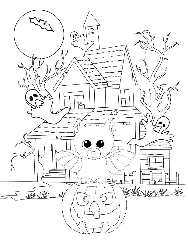 618x800 Beanie Boo Coloring Pages Beanie Boo Coloring Pages Haunted