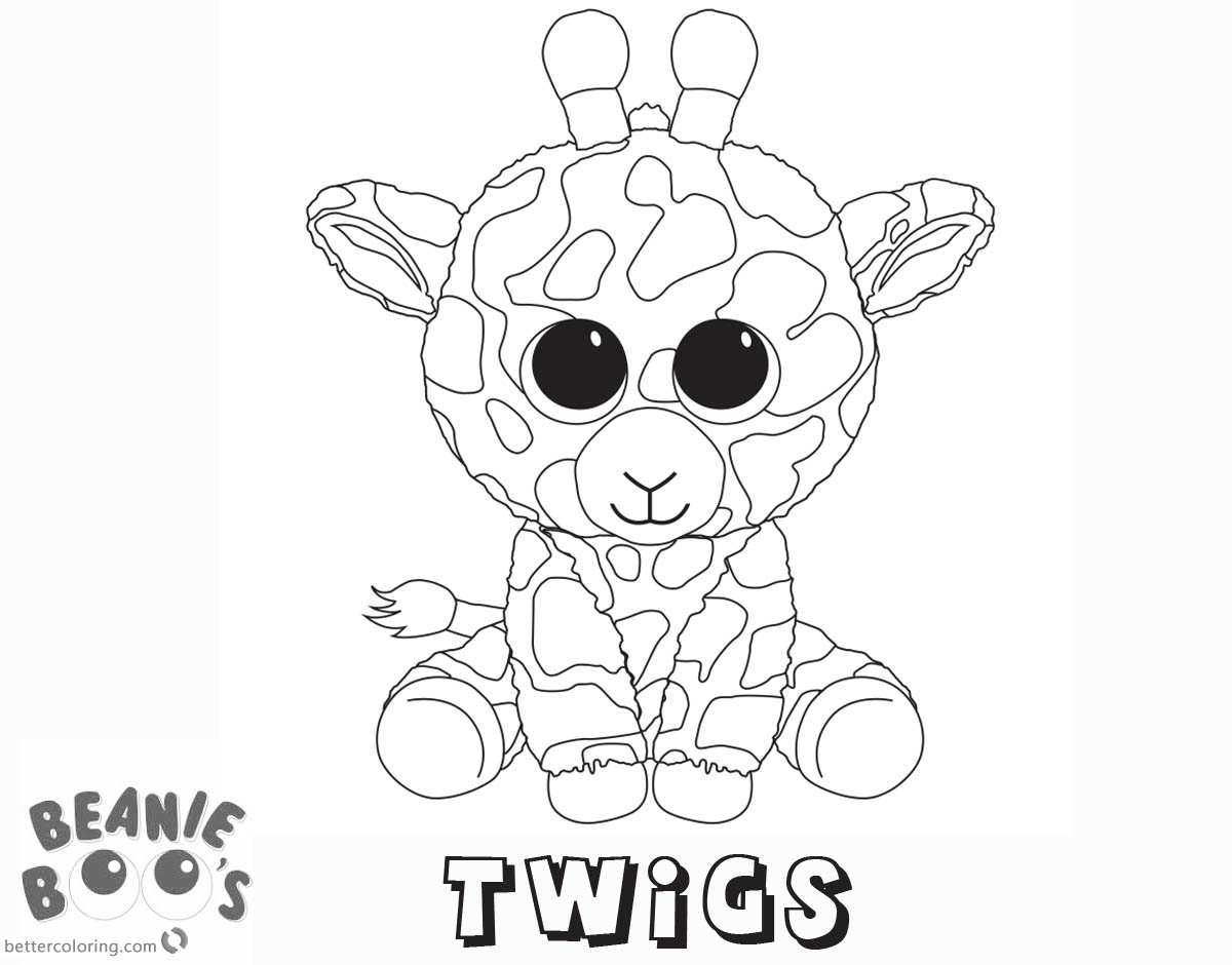 Hedendaags Beanie Boo Coloring Pages Free at GetDrawings | Free download ZX-11