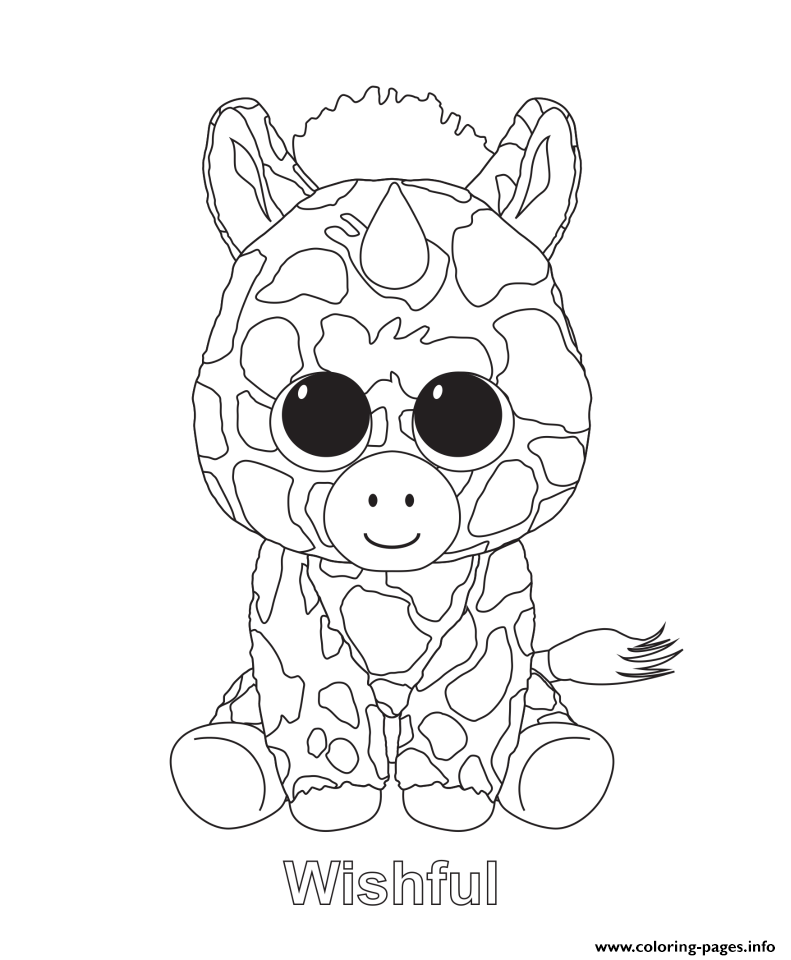 791x960 Print Wishful Beanie Boo Coloring Pages Embroidery Patterns