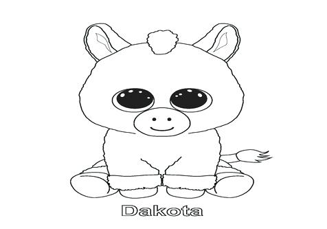 476x333 Beanie Boo Coloring Pages Beanie Boos Panda Coloring Pages Boo