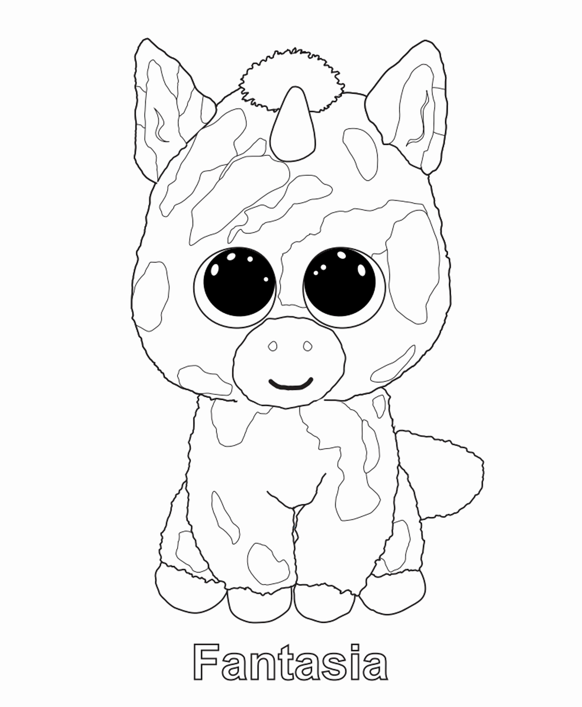 1170x1420 Free Printable Beanie Boo Coloring Pages Stock Boo Coloring Pages