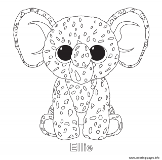 320x316 Ty Beanie Boo Coloring Pages To Print Owl Bunny Only Tremendous