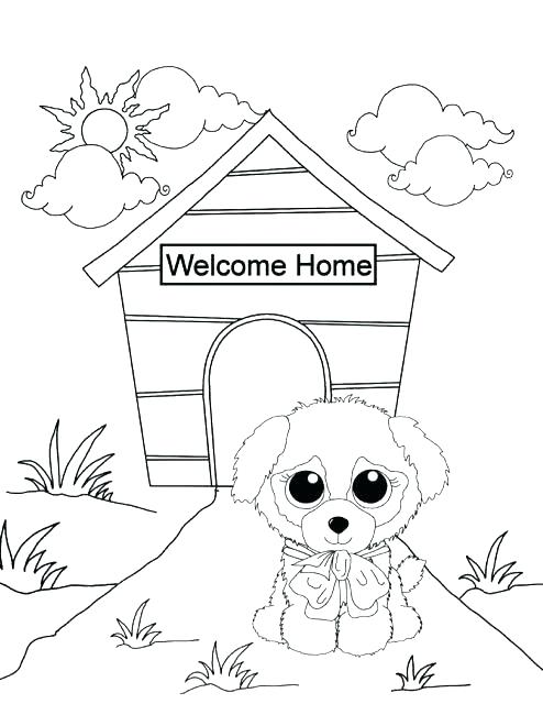 494x640 Webkinz Coloring Pages Coloring Pages Beanie Boo Coloring Pages