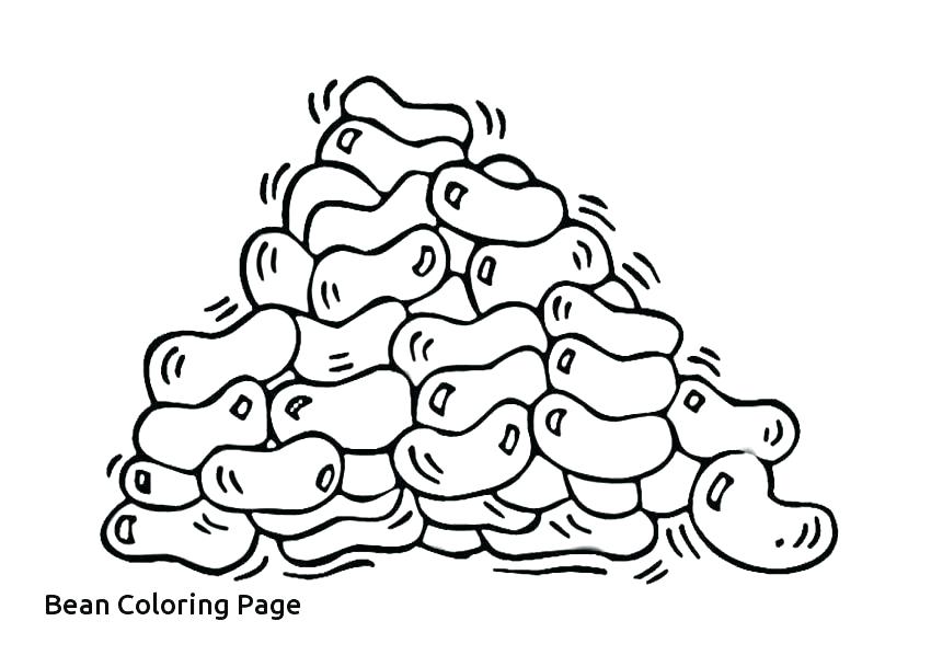850x609 Free Printable Beans Coloring Pages For Kids Bean Plant Coloring