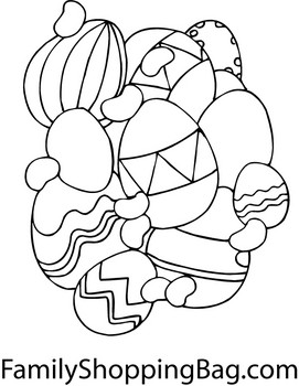 271x350 Eggs Jelly Beans, Easter, Coloring Pages