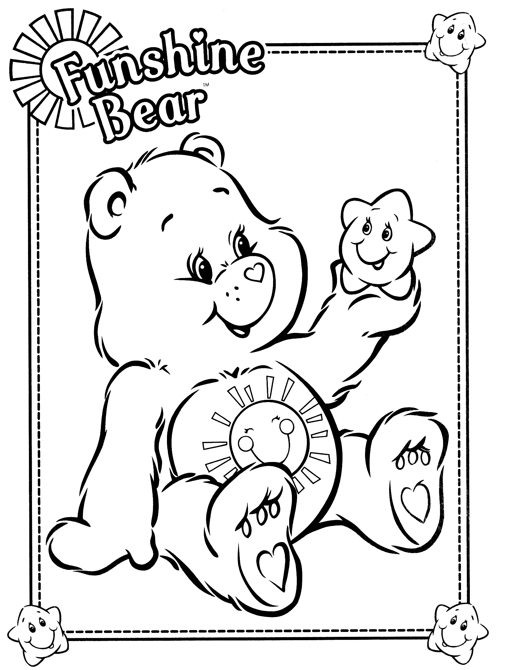 1700x2200 Easy Hibernating Bear Coloring Page Color Sheet Preschool January
