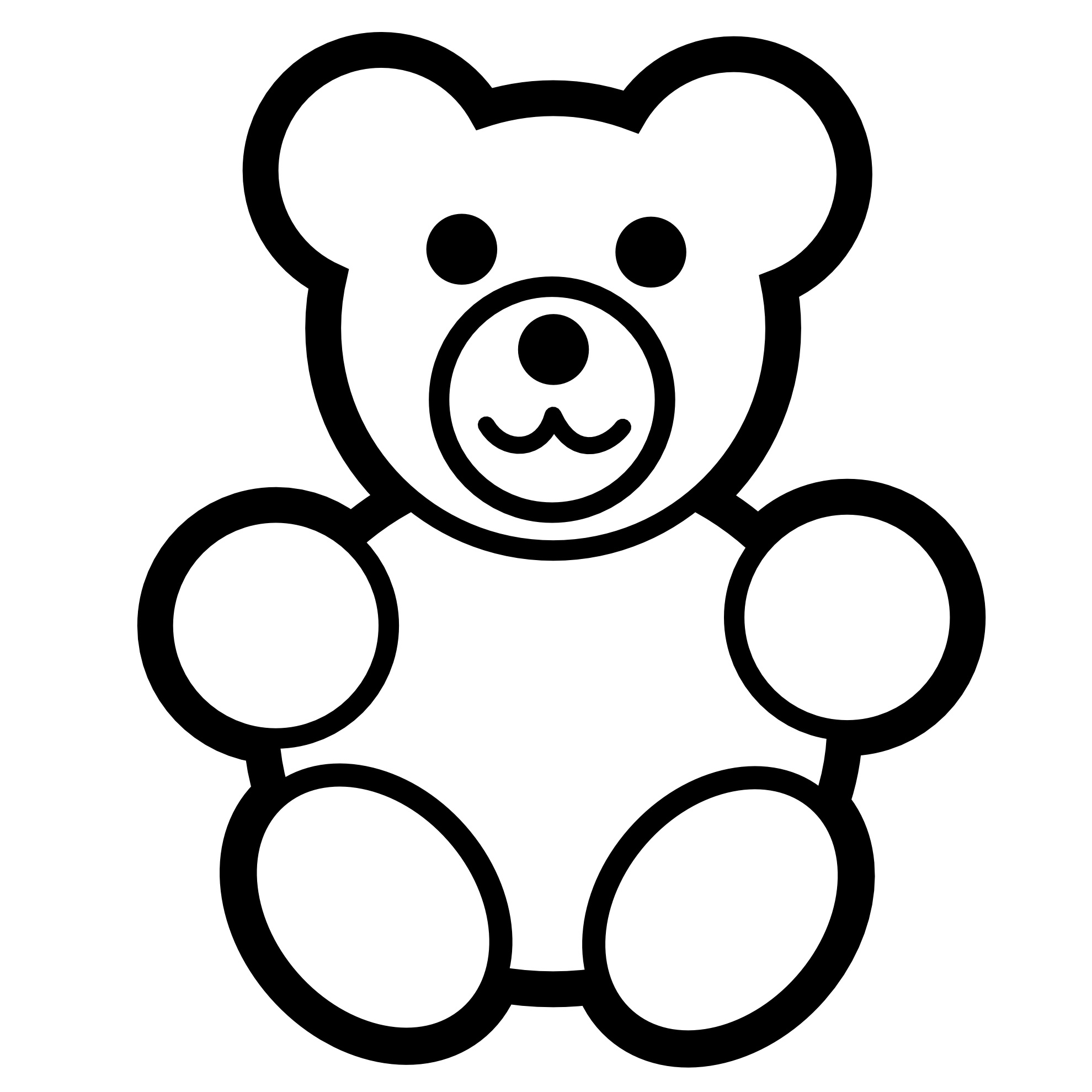 1979x1979 Free Printable Teddy Bear Coloring Pages For Kids