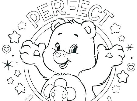 450x334 Preschool Coloring Pages Teddy Bear With Heart Coloring Pages