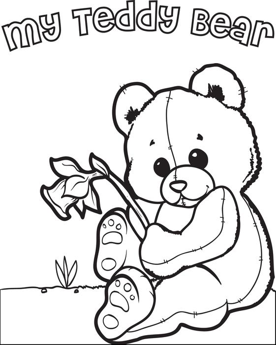 561x700 Inspirational Teddy Bear Coloring Pages Free For Your