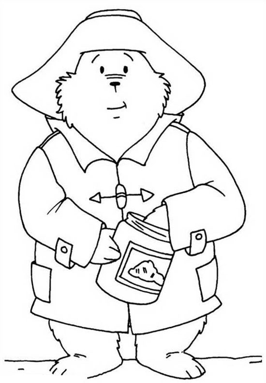 550x790 Paddington Bear Colouring Pages Free To Print And Colour