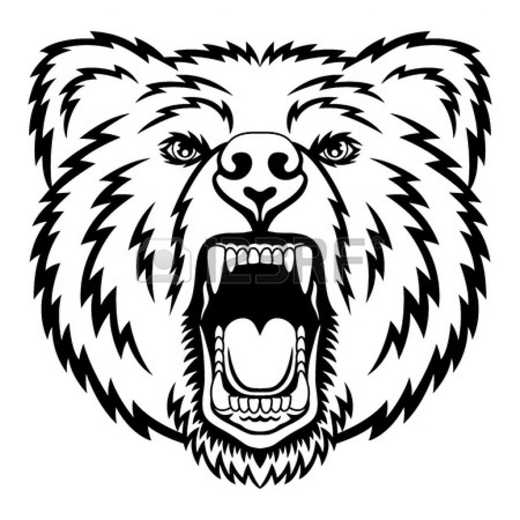 1024x1024 Coloring Pages And Coloring Books Bear Face Coloring Page