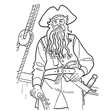 230x230 Top Pirates Of The Caribbean Coloring Pages For Toddlers
