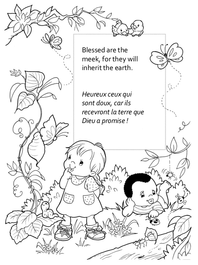 Beatitudes Coloring Pages