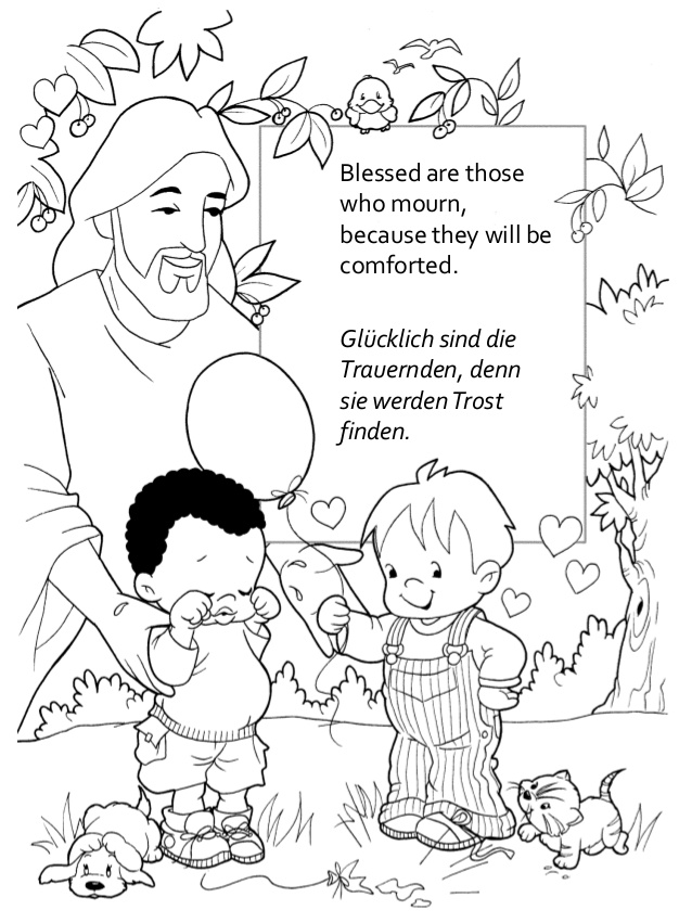 638x851 Die Seligpreisungen Malbuch Popular Beatitudes Coloring Pages