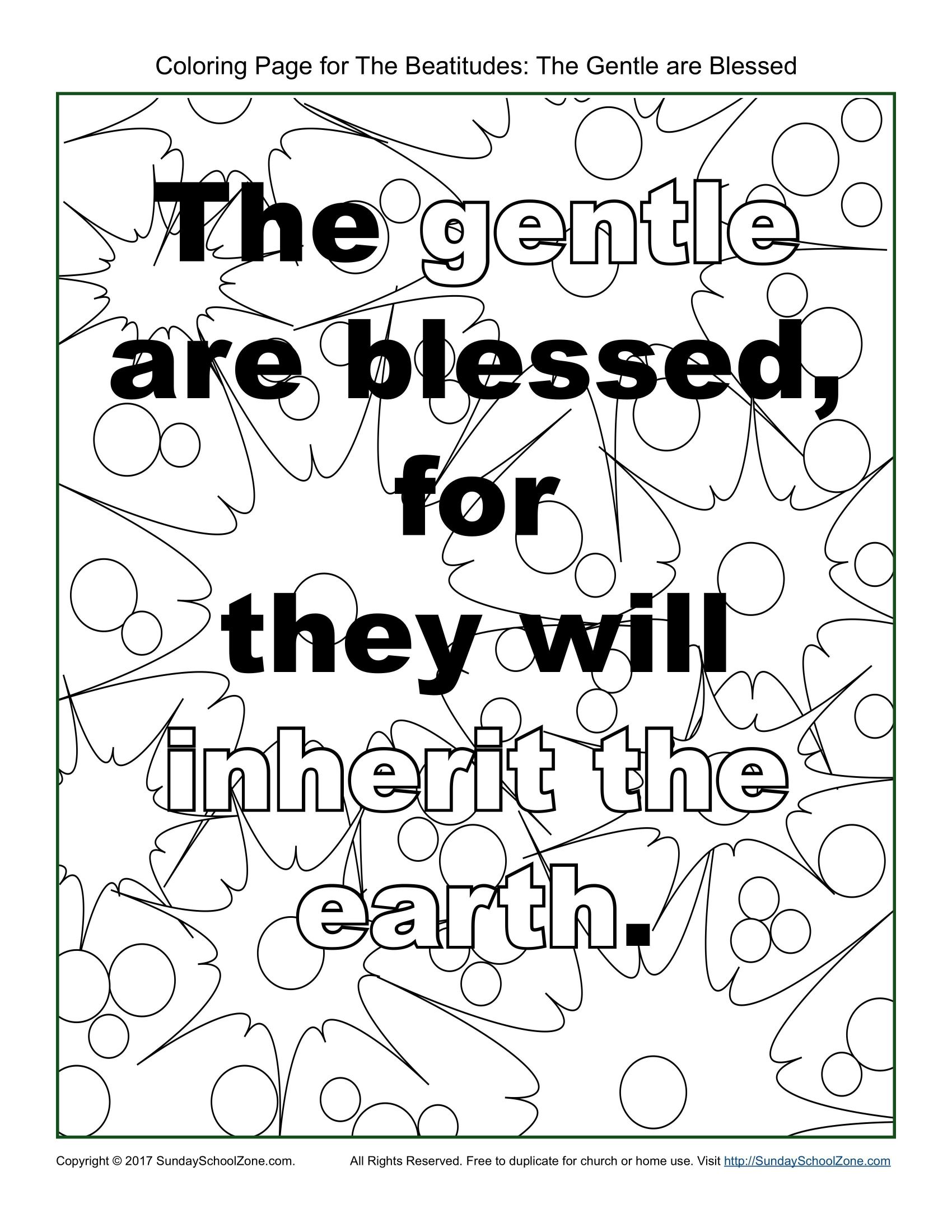 1700x2200 Appealing Jesus Coloring Book New Testament Verses The Beatitudes