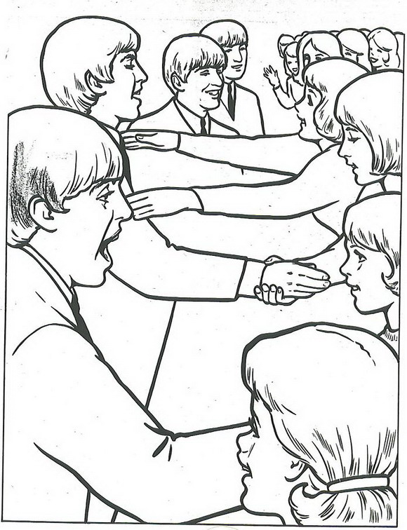580x756 Kids N Coloring Pages Of Beatles
