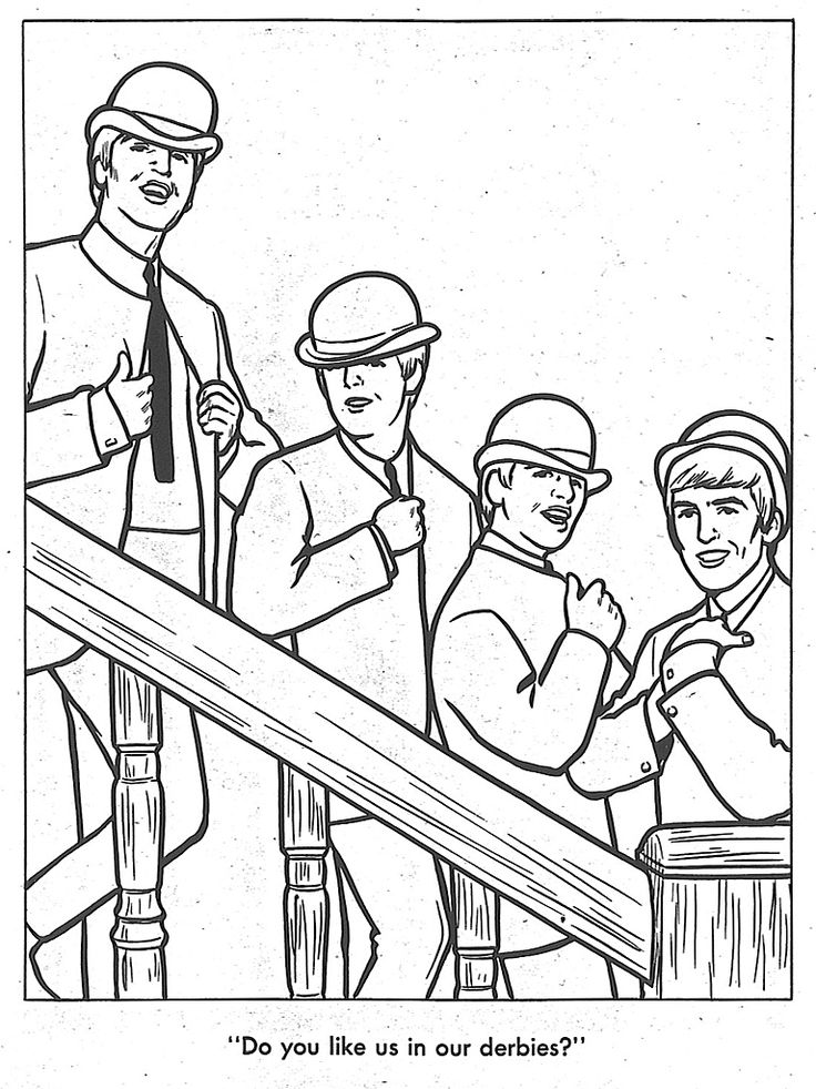736x982 Best Beatles Coloring Book Images On The Beatles
