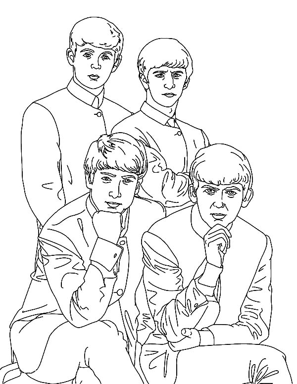 600x776 Adult Coloring Books Beatles