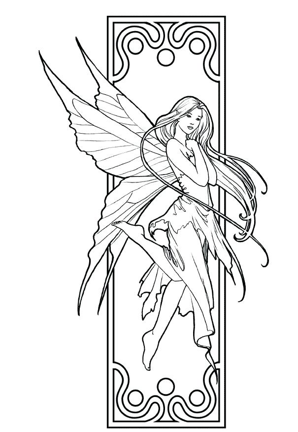 605x876 Pretty Girl Coloring Pages Beautiful Girl Fairy Coloring Pages