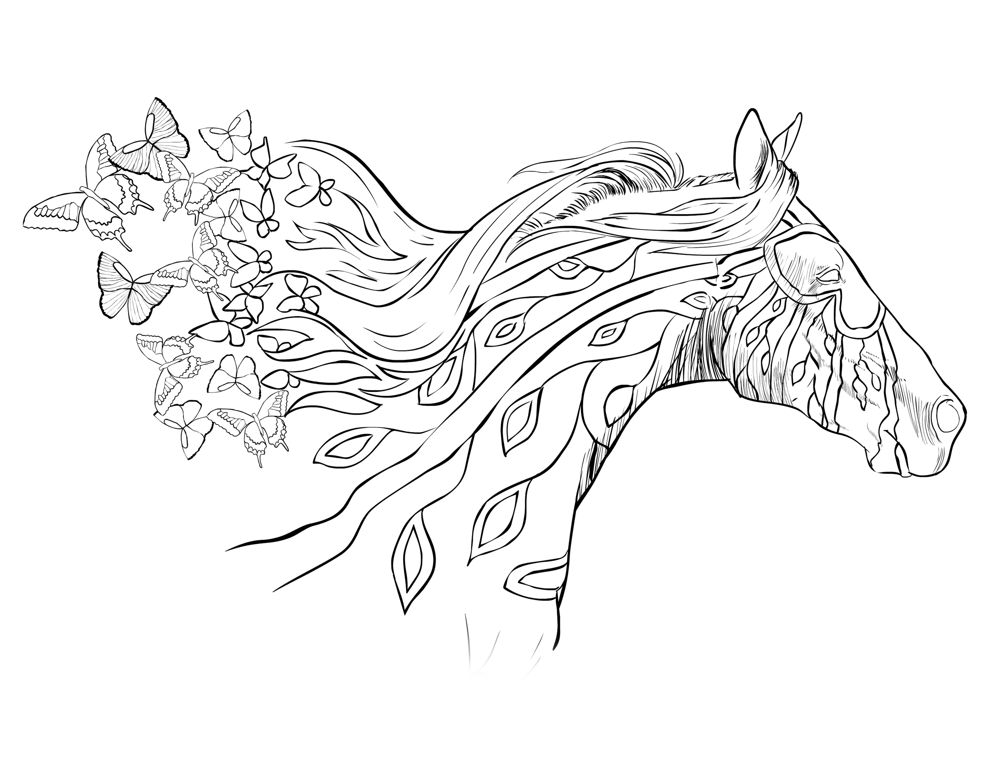 3300x2550 Best Of Beautiful Horse Coloring Pages Printable Horses Free