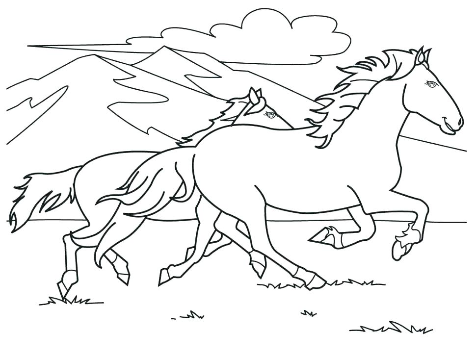 970x728 Spirit Horse Coloring Pages Horse Coloring Pages Horses Coloring
