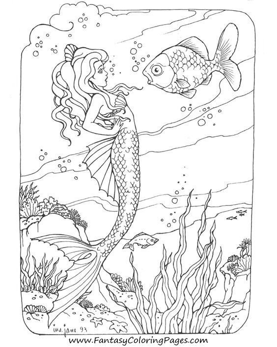 564x705 Beautiful Mermaid Coloring Pages Another Mermaid Coloring Page