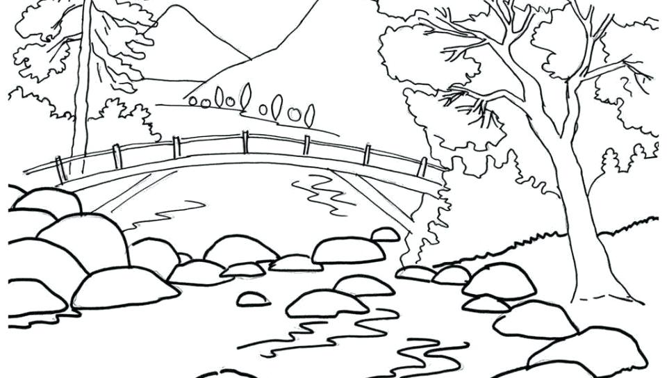 960x544 Nature Coloring Pages Free Printable Nature Coloring Pages Free