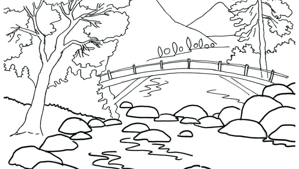 960x544 Nature Coloring Pages To Print Cool Jungle Page With Elephant