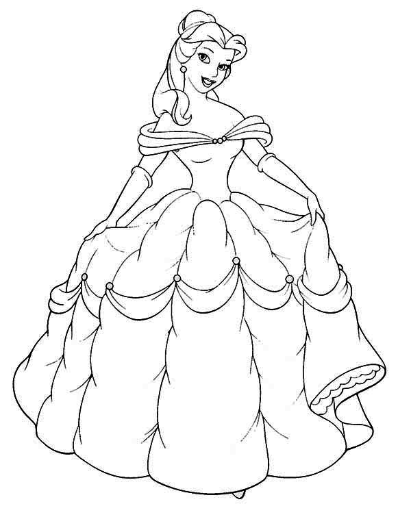 600x755 Disney Princess Aurora Coloring Pages