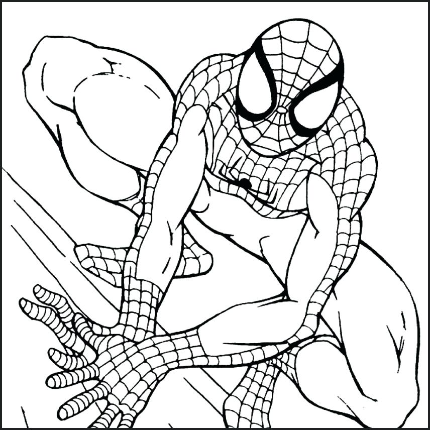 856x856 Spiderman Cartoon Coloring Pages Cartoon Coloring Pages Beautiful