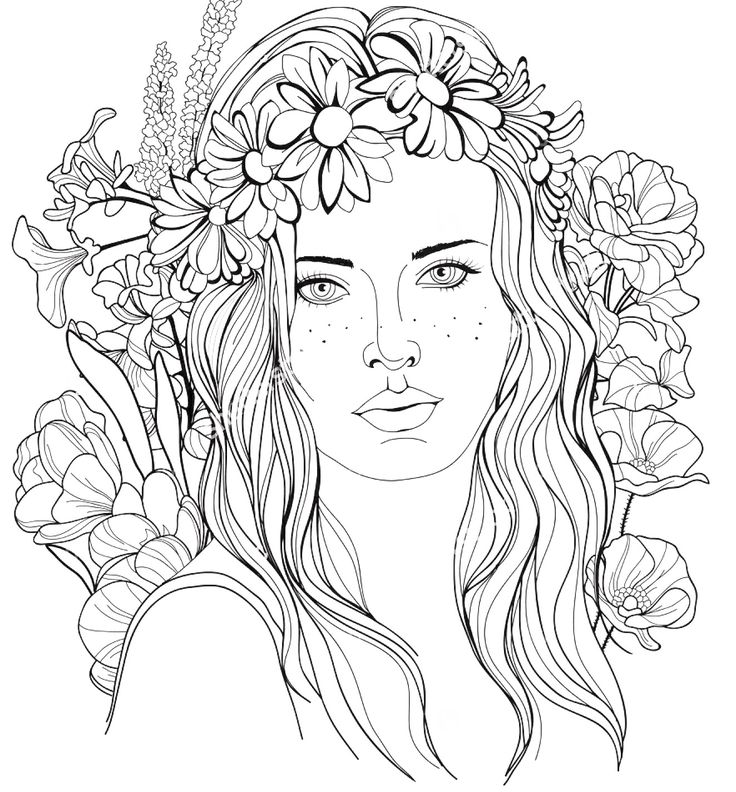 Coloring Pages Of Women