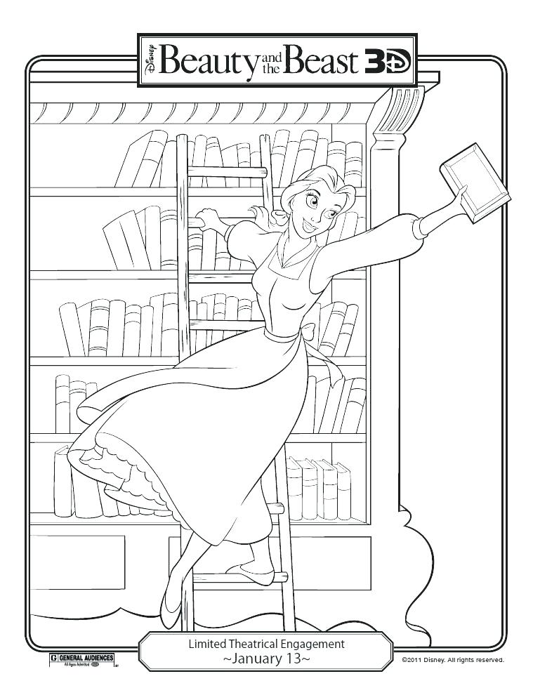 759x980 Coloring Pages Beauty And The Beast Autoinsuranceny Club