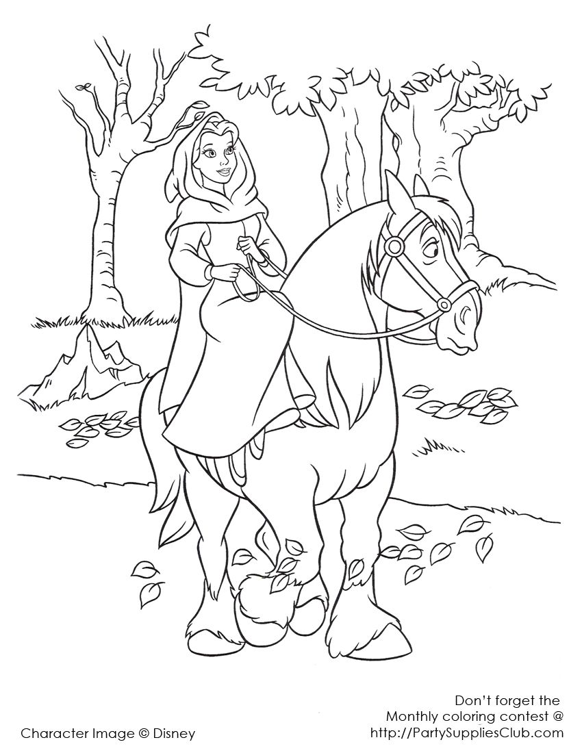 850x1100 Disney Beauty And The Beast Coloring Page Beauty And The Beast