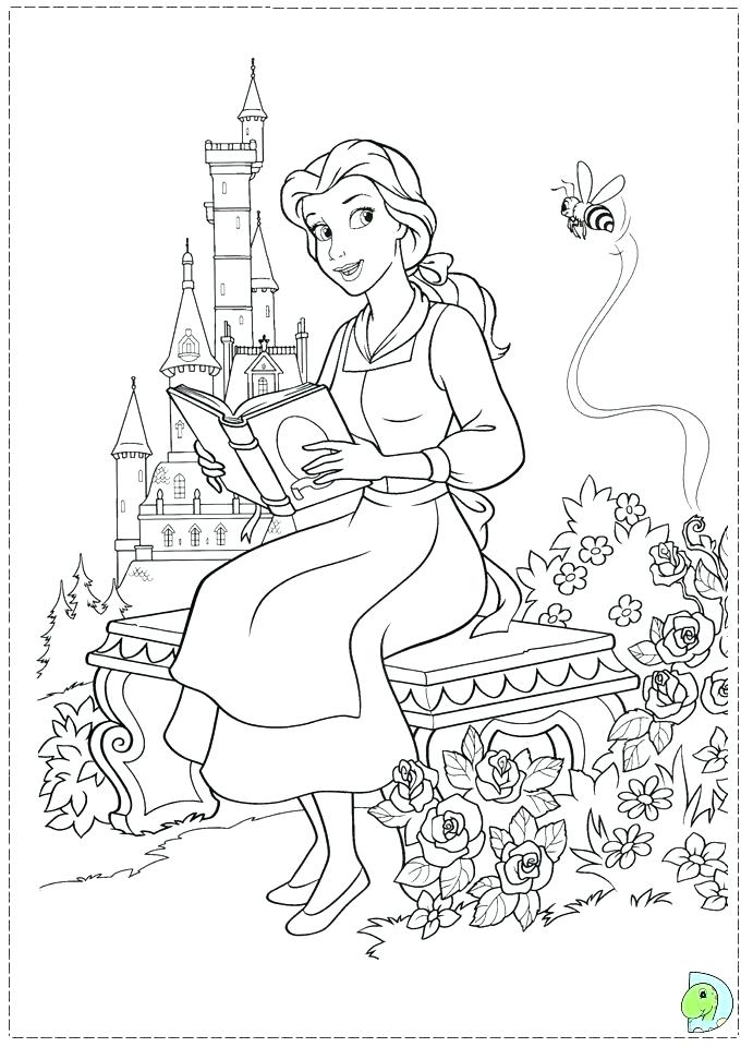 691x960 Bella Coloring Pages Belle Coloring Page New Photo Princess Belle
