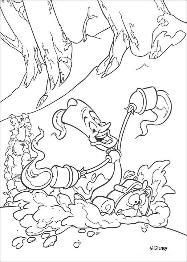 607x850 Coloring Page About The Beauty And The Beast Disney Movie Nice